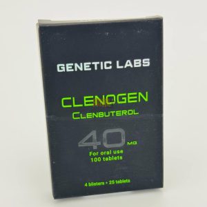 CLENOGEN 40mg 100tab Genetic Labs (кленбутерол)