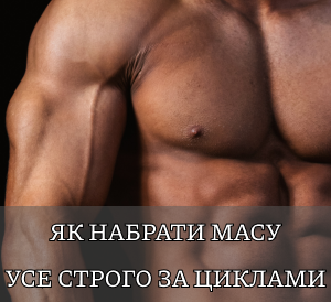 Як набрати масу? Усе строго за циклами. 1 Як набрати масу? Усе строго за циклами!
