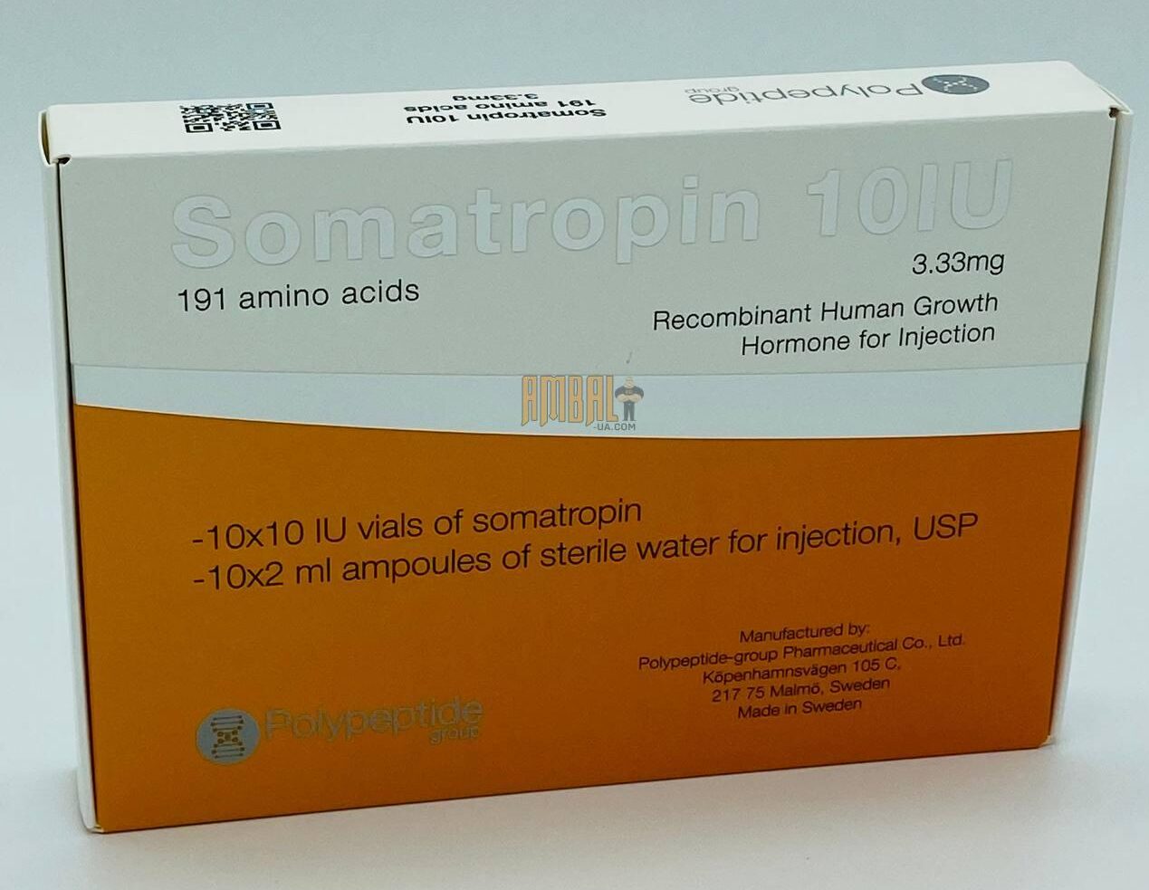 Polypeptide Somatropin 10 vial 100 IU Polypeptide Somatropin 10 vial 100 IU