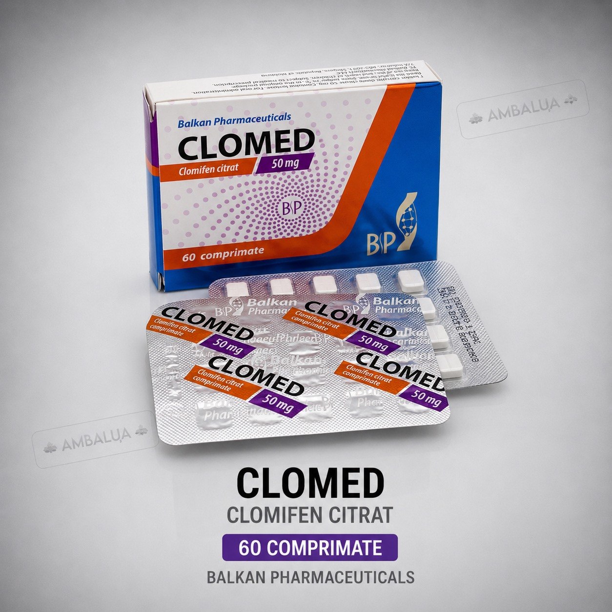 Clomed 50mg Balkan Clomed 50mg Balkan