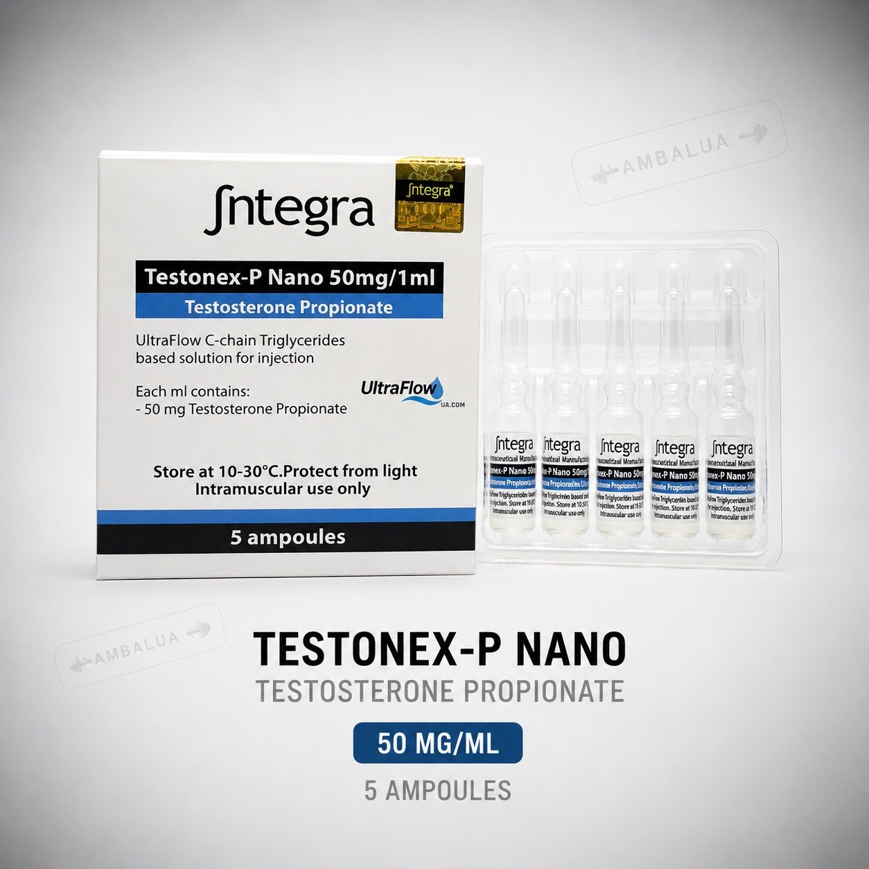 Testonex-P Nano 50mg 1ml Integra Testonex-P Nano 50mg 1ml Integra
